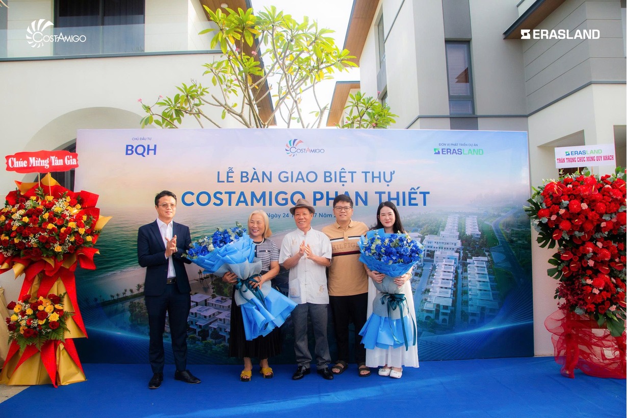 Costamigo bàn giao biệt thự, khẳng định cam kết với khách hàng